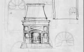 архитектор прорисовывал и проектировал печь